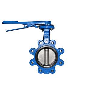 بازرگانی ایران استیل 09121979359 شیر پروانه‌ ایی بدنه فولاد داخل استیل